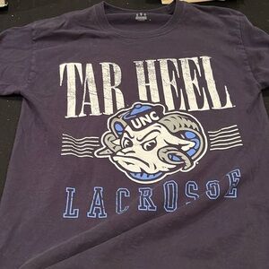 North Carolina Tar Heels lacrosse t shirt medium